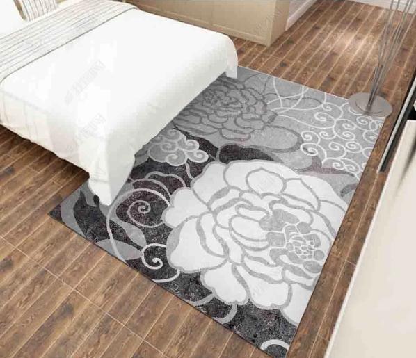 3D Retro Floral Pattern Non-Slip Rug Mat 109- Jess Art Decoration