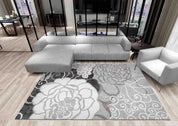 3D Retro Floral Pattern Non-Slip Rug Mat 109- Jess Art Decoration