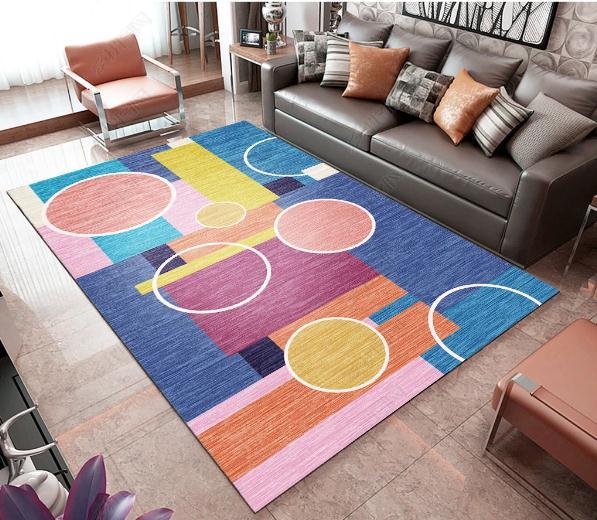 3D Abstract Color Geometry Non-Slip Rug Mat 192- Jess Art Decoration