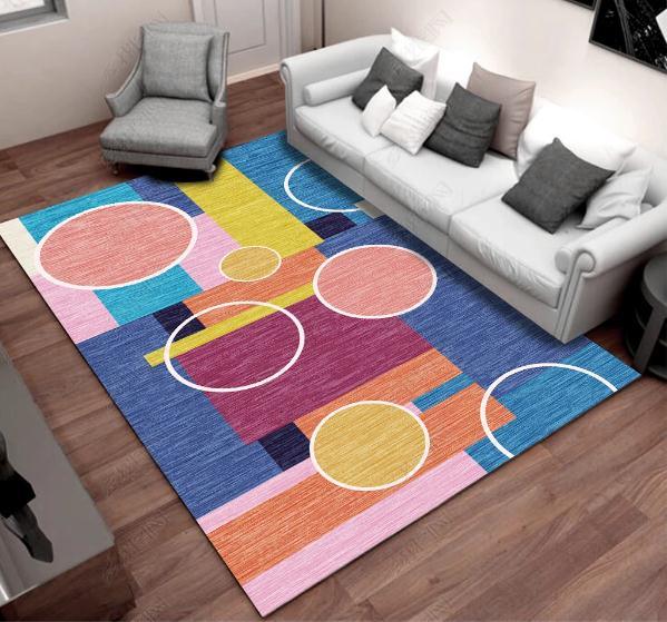 3D Abstract Color Geometry Non-Slip Rug Mat 192- Jess Art Decoration