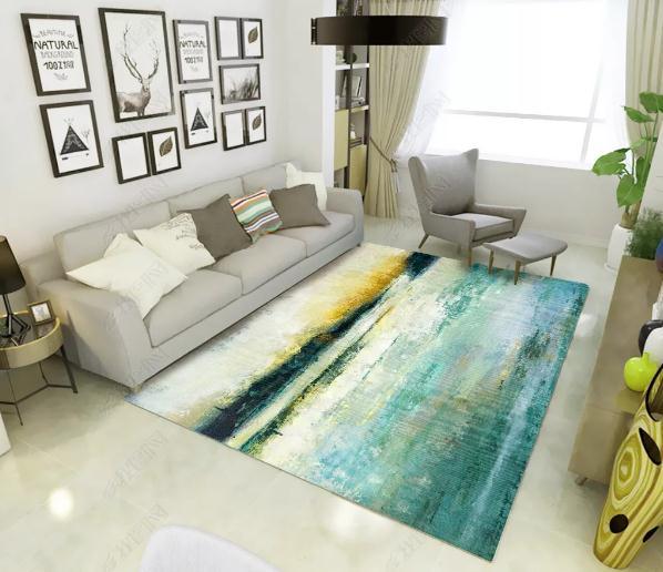 3D Abstract Green Landscape Non-Slip Rug Mat 136- Jess Art Decoration