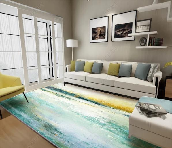 3D Abstract Green Landscape Non-Slip Rug Mat 136- Jess Art Decoration