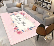 3D Pink Flowers Non-Slip Rug Mat 181- Jess Art Decoration