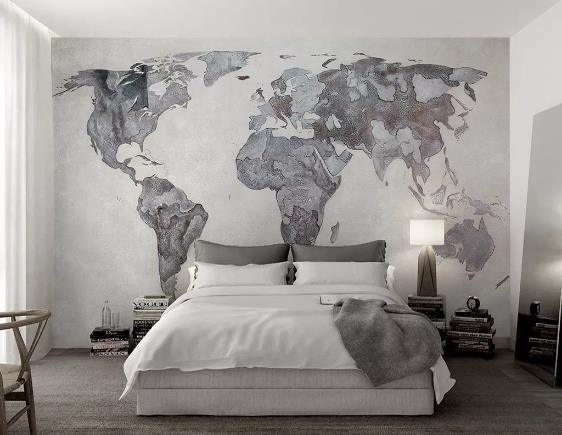 3D World Map Wall Mural Wallpaper 612- Jess Art Decoration