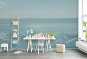 3D Blue Sea Wave Wall Mural Wallpaper 504- Jess Art Decoration