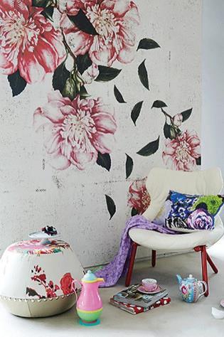 3D Pink Begonia Flowers Wall Mural Wallpaper 03- Jess Art Decoration