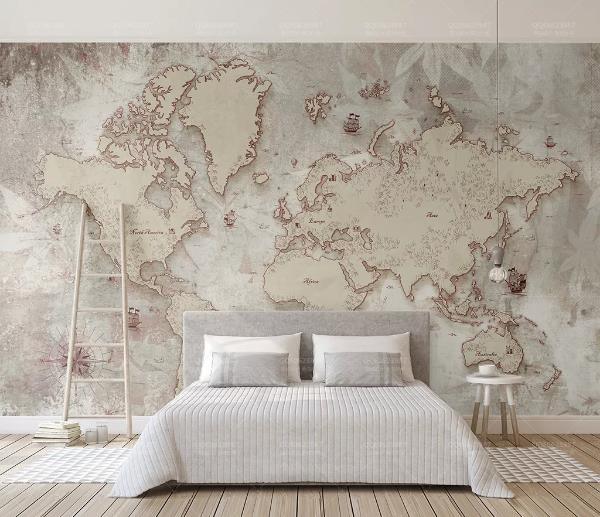3D World Map Wall Mural Wallpaper 47- Jess Art Decoration