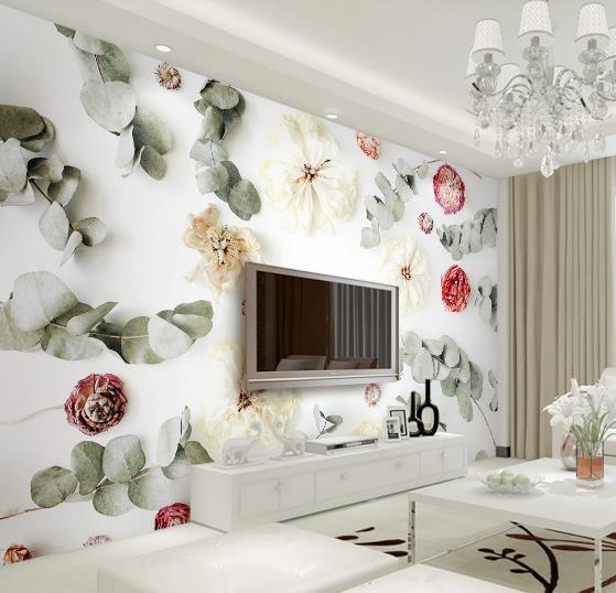 3D Rose Flower Wall Mural Wallpaper 18- Jess Art Decoration