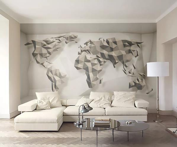 3D World Map Wall Mural Wallpaper 10- Jess Art Decoration
