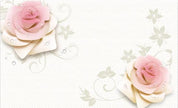 3D Pink Rose Wall Mural Wallpaper 818- Jess Art Decoration