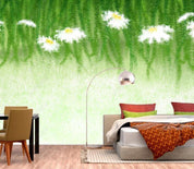 3D Hand-painted  Simplicity Fresh Flowers Wall Mural Wallpaper SWW1323- Jess Art Decoration