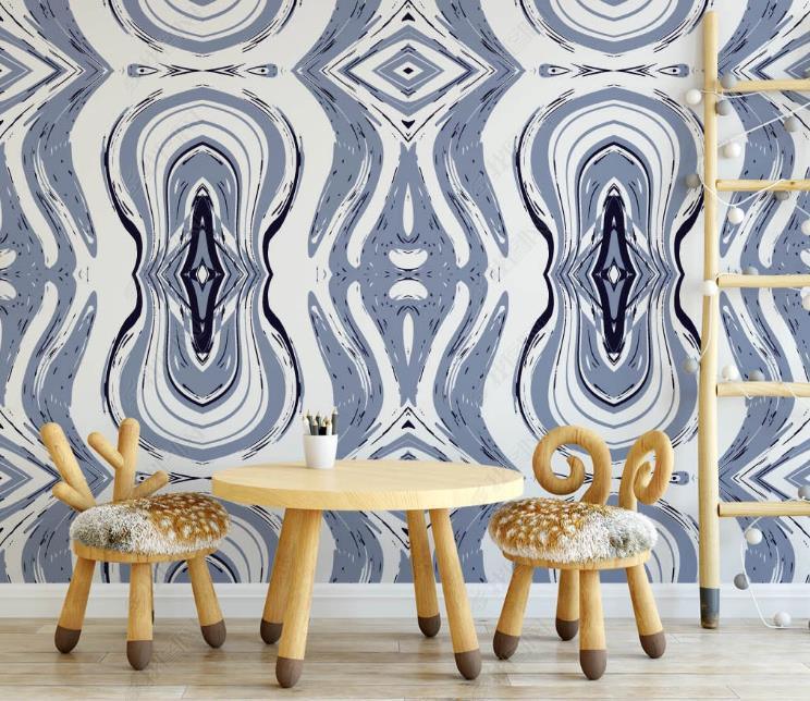3D Vintage Simplicity Geometry  Pattern Wall Mural Wallpaper SWW1443- Jess Art Decoration