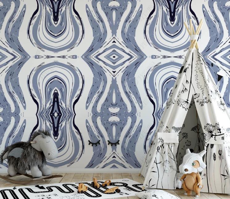 3D Vintage Simplicity Geometry  Pattern Wall Mural Wallpaper SWW1443- Jess Art Decoration