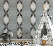 3D Vintage Simplicity Geometry Pattern Wall Mural Wallpaper SWW1449- Jess Art Decoration