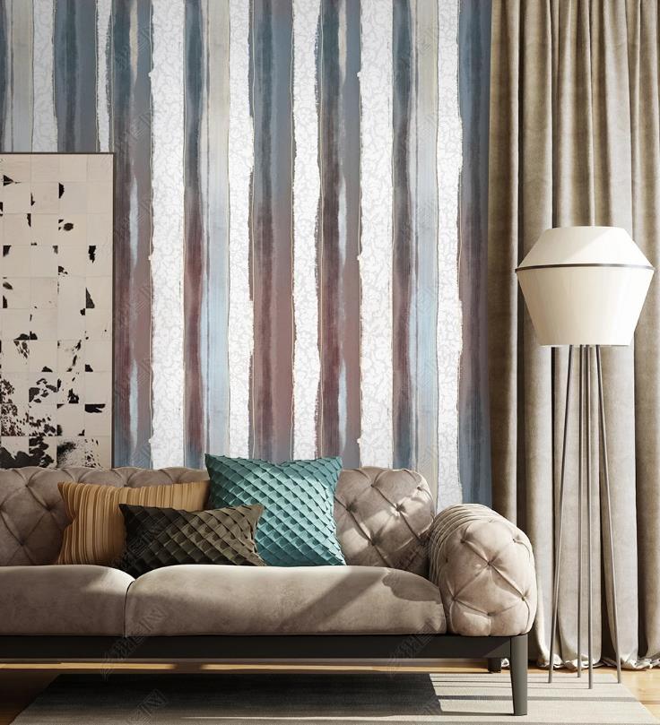 3D Modern Abstract Art Stripe Fresh Wall Mural Wallpaper SWW1456- Jess Art Decoration