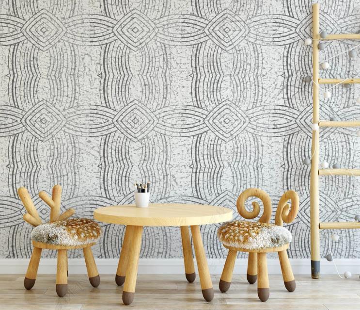 3D Vintage Simplicity Geometry  Pattern Wall Mural Wallpaper SWW1478- Jess Art Decoration
