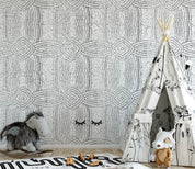 3D Vintage Simplicity Geometry  Pattern Wall Mural Wallpaper SWW1478- Jess Art Decoration