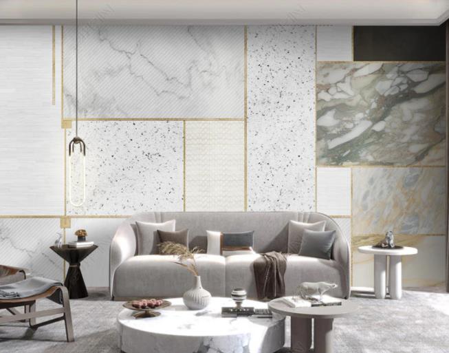 3D Modern Simplicity Marble Splice Wall Mural Wallpaper SWW2238- Jess Art Decoration