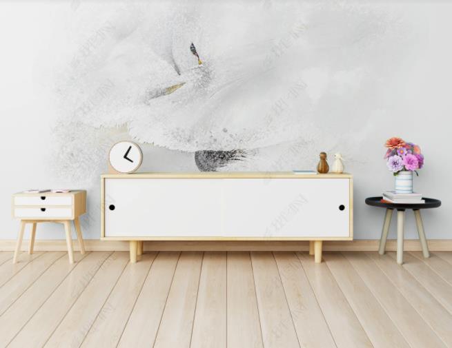 3D Hand-painted Abstract White Swan Wall Mural Wallpaper SW2261- Jess Art Decoration