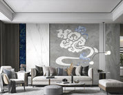 3D Modern Simplicity Marble Splice Lucky Clouds Wall Mural Wallpaper SW2273- Jess Art Decoration