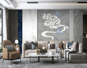 3D Modern Simplicity Marble Splice Lucky Clouds Wall Mural Wallpaper SW2273- Jess Art Decoration