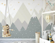 3D Northern Europe Hand-painted Mountain Bird Wall Mural Wallpaper SWW2599- Jess Art Decoration