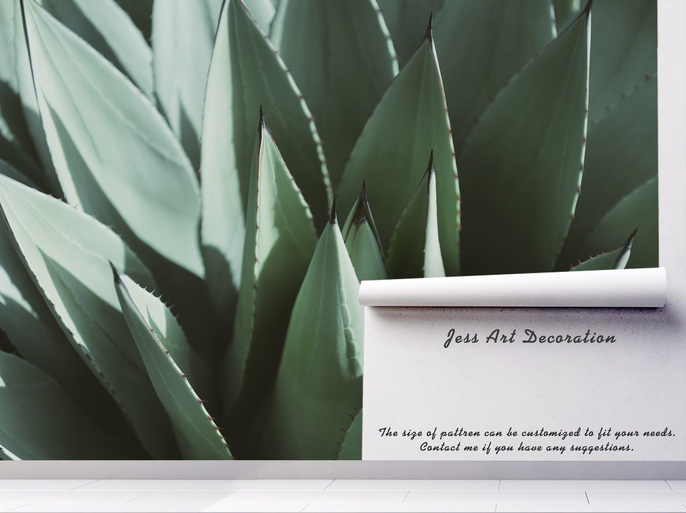 3D aloe succulents wall mural wallpaper 23- Jess Art Decoration