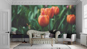 3D Tulip Flowers Wall Mural Wallpaper SF77- Jess Art Decoration