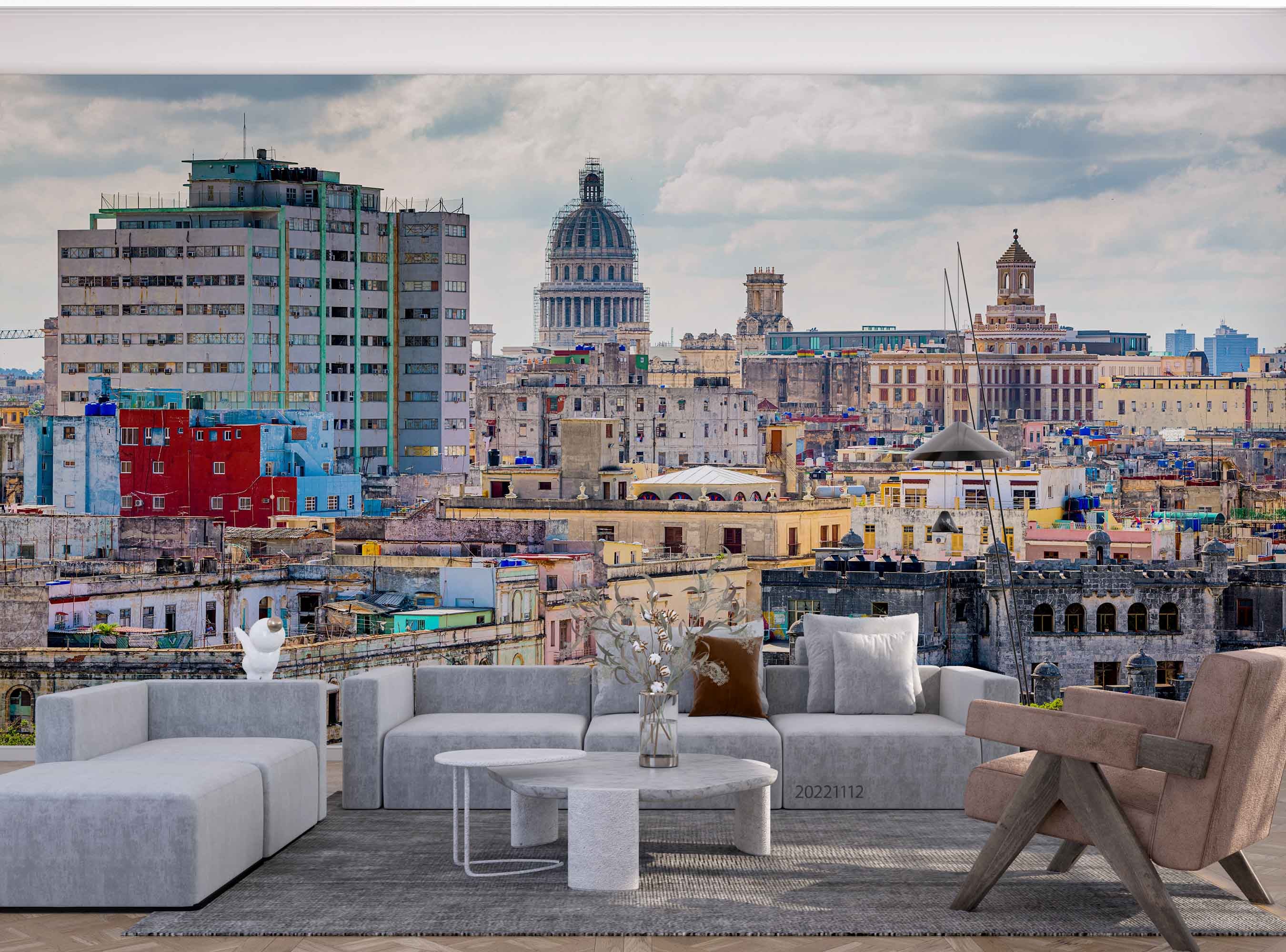 3D Havana Cuba Town Cityscape Wall Mural Wallpaper GD 2268- Jess Art Decoration