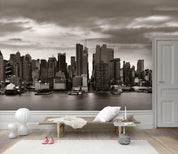 3D Black White City Wall Mural Wallpaper 50- Jess Art Decoration
