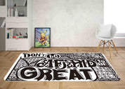 3D Abstract Alphabet Graffiti Non-Slip Rug Mat 51- Jess Art Decoration