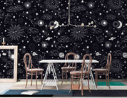 3D Space Galaxy Planet Constellation Pattern Wall Mural Wallpaper GD 1057- Jess Art Decoration