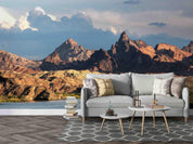 3D Mountain Sky Stream Landscape Nature Wall Mural Wallpaper LLL 1758- Jess Art Decoration