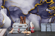 3D Watercolor Grey Marble Wall Mural Wallpaper LQH 71- Jess Art Decoration