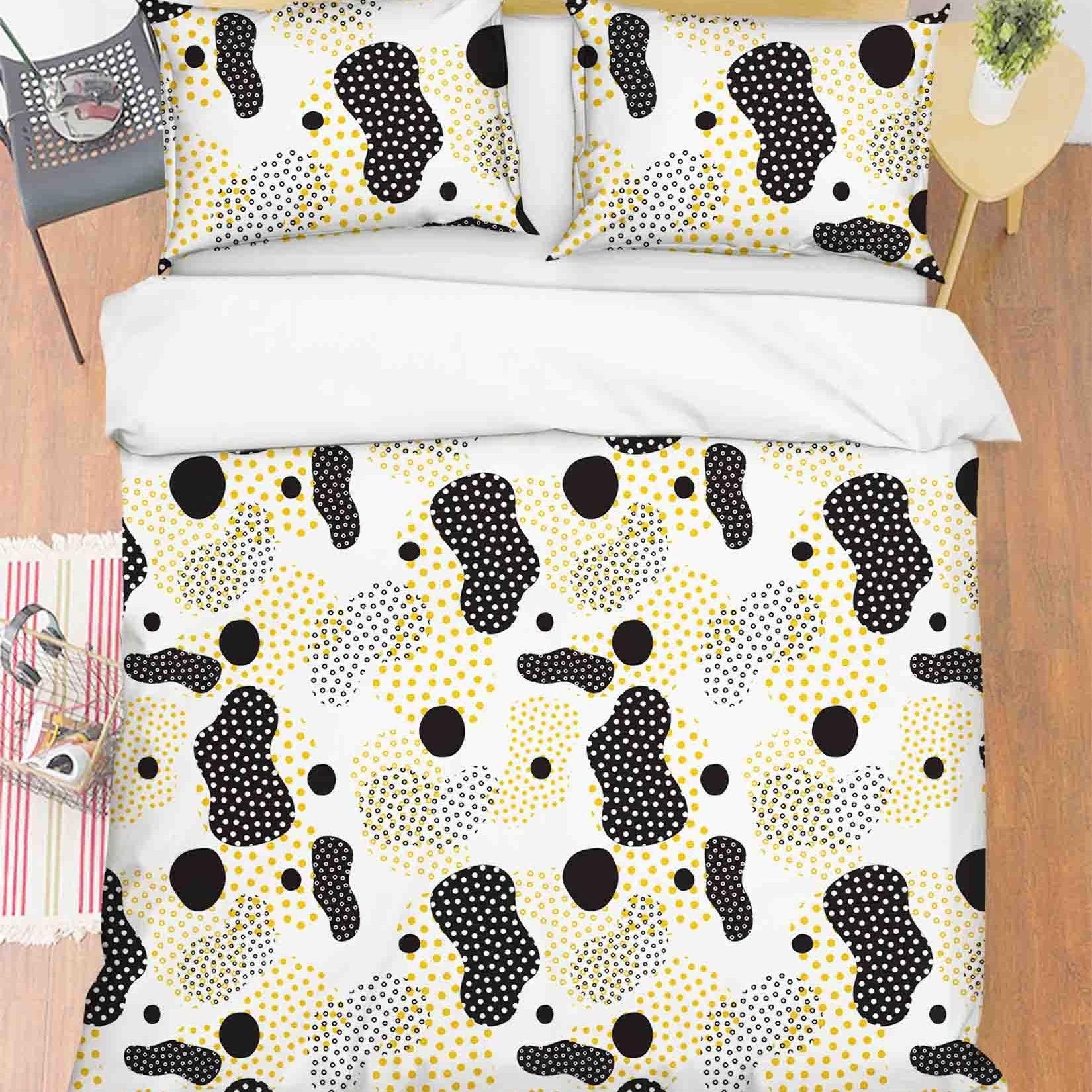 3D Abstract Geometric Pattern Quilt Cover Set Bedding Set Duvet Cover Pillowcases 17 LQH- Jess Art Decoration