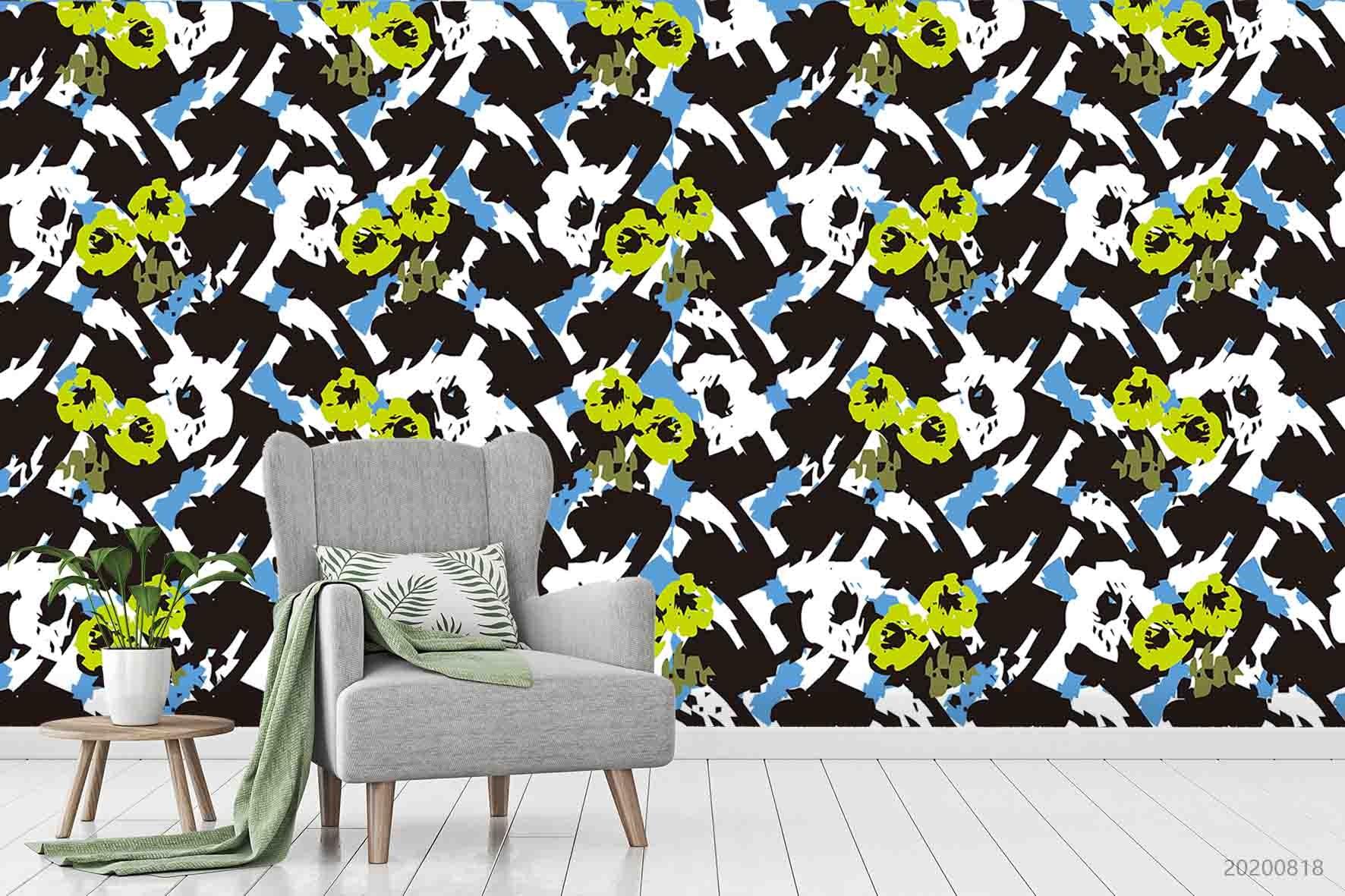 3D Vintage Abstract Pattern Wall Mural Wallpaper LXL 1181- Jess Art Decoration