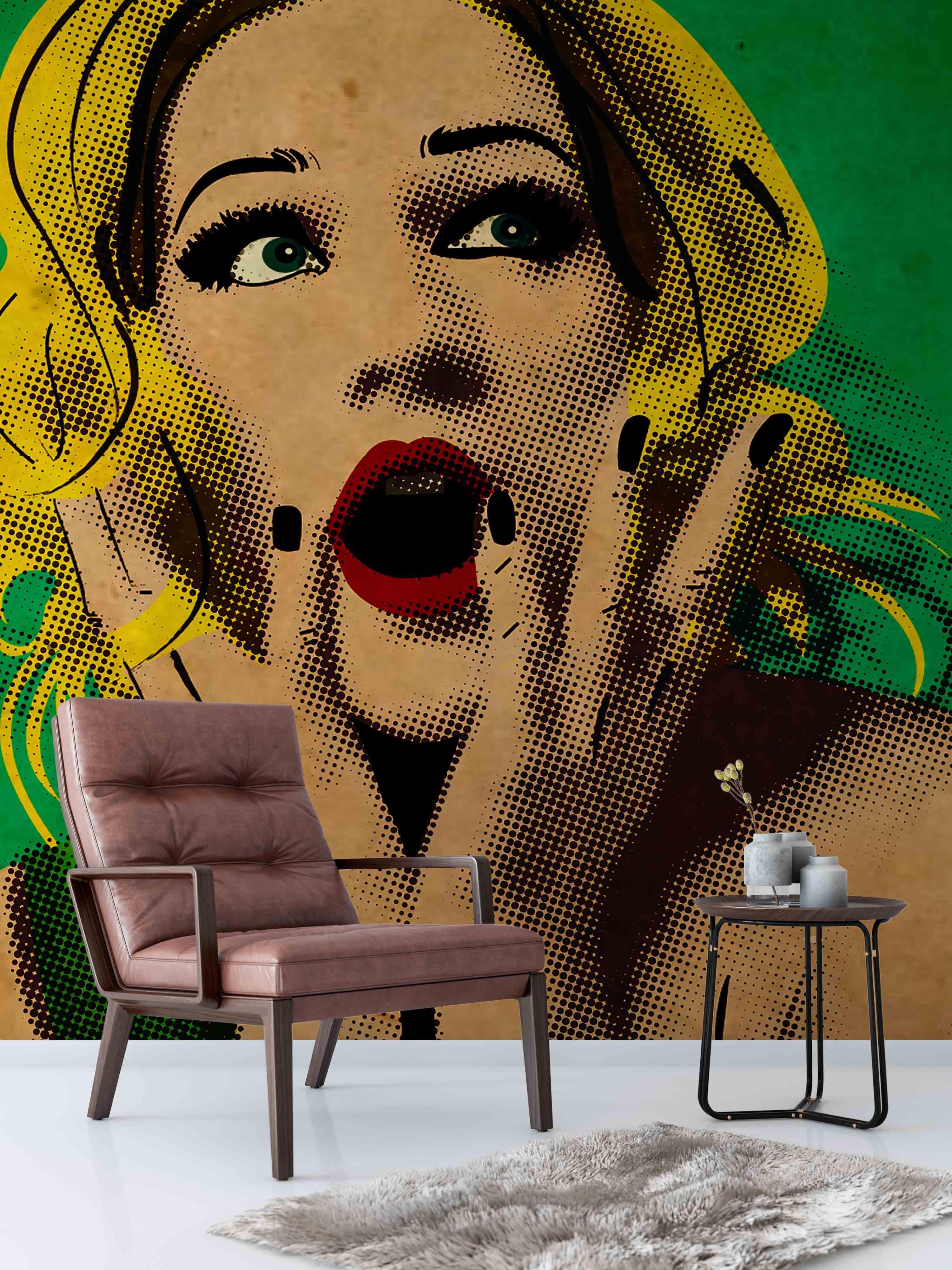 3D Beauty Female Woman Wall Mural Wallpaper 80- Jess Art Decoration