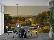 3D House Field Farmer Tree Oil Painting Wall Mural Wallpaper GD 4421- Jess Art Decoration