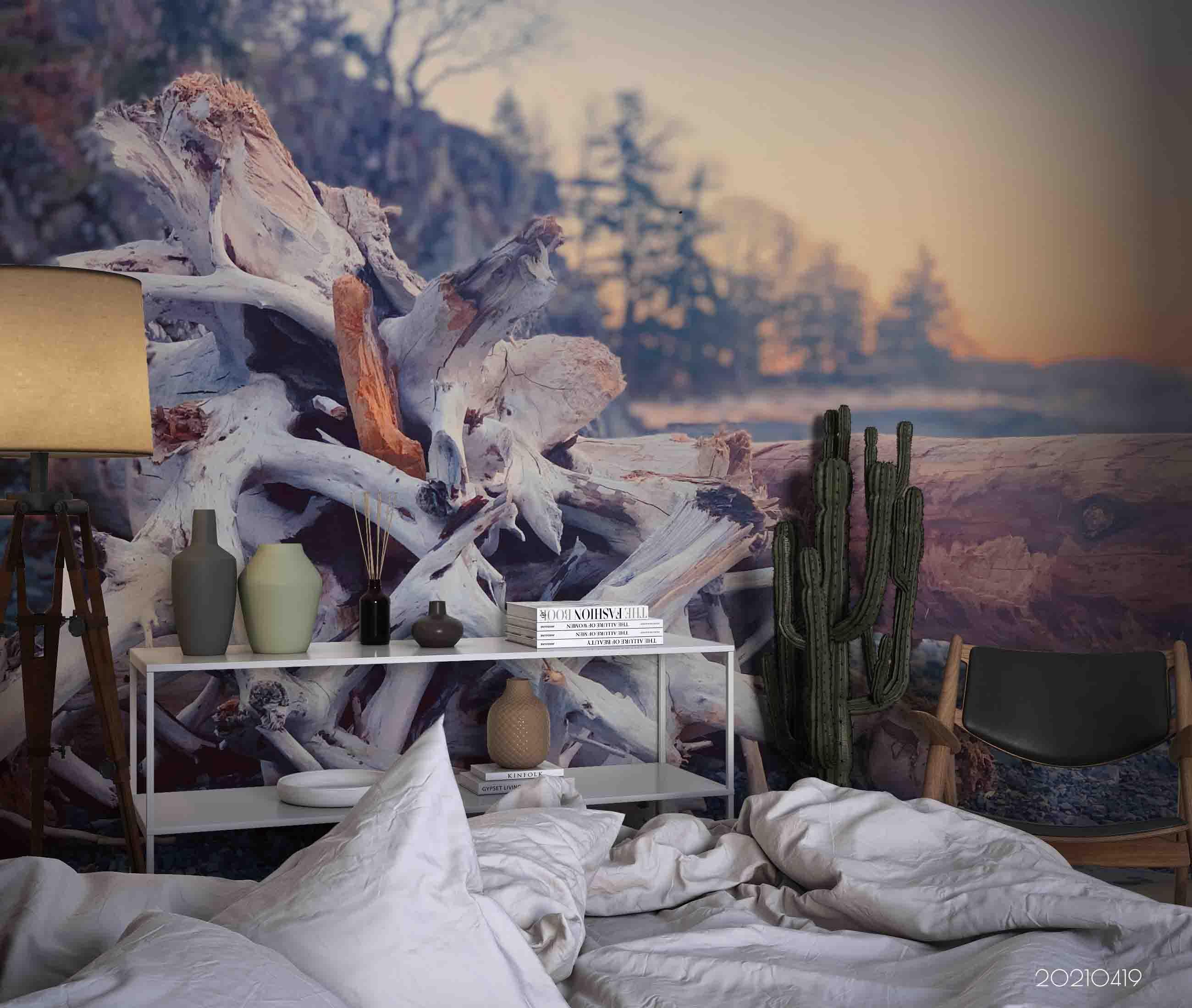 3D Dead Branch Wall Mural Wallpaper LQH 698- Jess Art Decoration