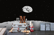 3D Cartoon Planet Astronaut Wall Mural Wallpaper WJ 3429- Jess Art Decoration