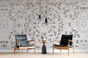 3D Gypsum Relief Floral Wall Mural Wallpaper sww  52- Jess Art Decoration