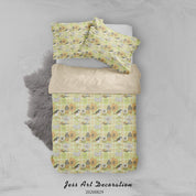 3D Abstract Hand Draw Cartoon Floral Pattern Quilt Cover Set Bedding Set Duvet Cover Pillowcases WJ 3542- Jess Art Decoration