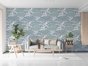 3D Vintage Wave Pattern Wall Mural Wallpaper GD 2566- Jess Art Decoration