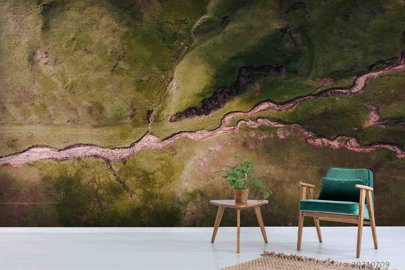 3D Grassland Winding Path Wall Mural Wallpaper SWW4381- Jess Art Decoration