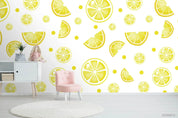 3D Cartoon Fresh Orange Wall Mural Wallpaper LXL 968- Jess Art Decoration