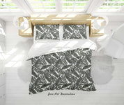 3D Plant Leaves Flower Pattern Quilt Cover Set Bedding Set Duvet Cover Pillowcases WJ 9133- Jess Art Decoration
