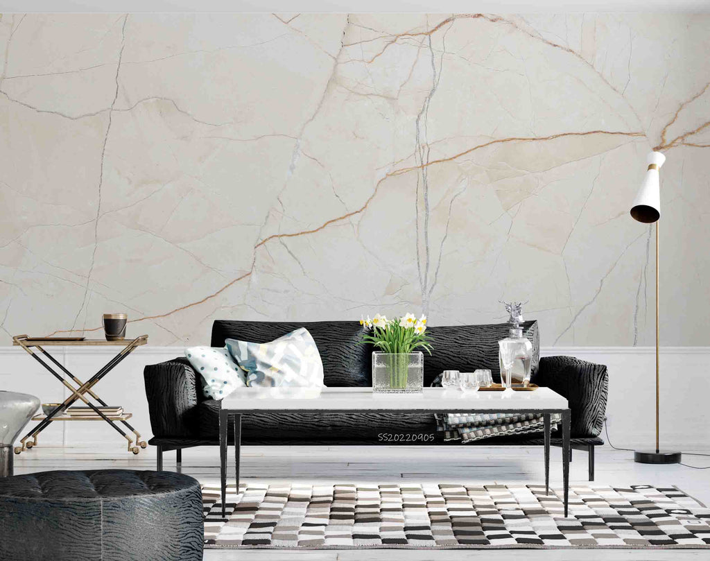 3D Abstract Marble Tile Texture Wall Mural Wallpaper GD 2633 ...