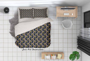 3D Cartoon Purple Robot Quilt Cover Set Bedding Set Duvet Cover Pillowcases LXL 158- Jess Art Decoration