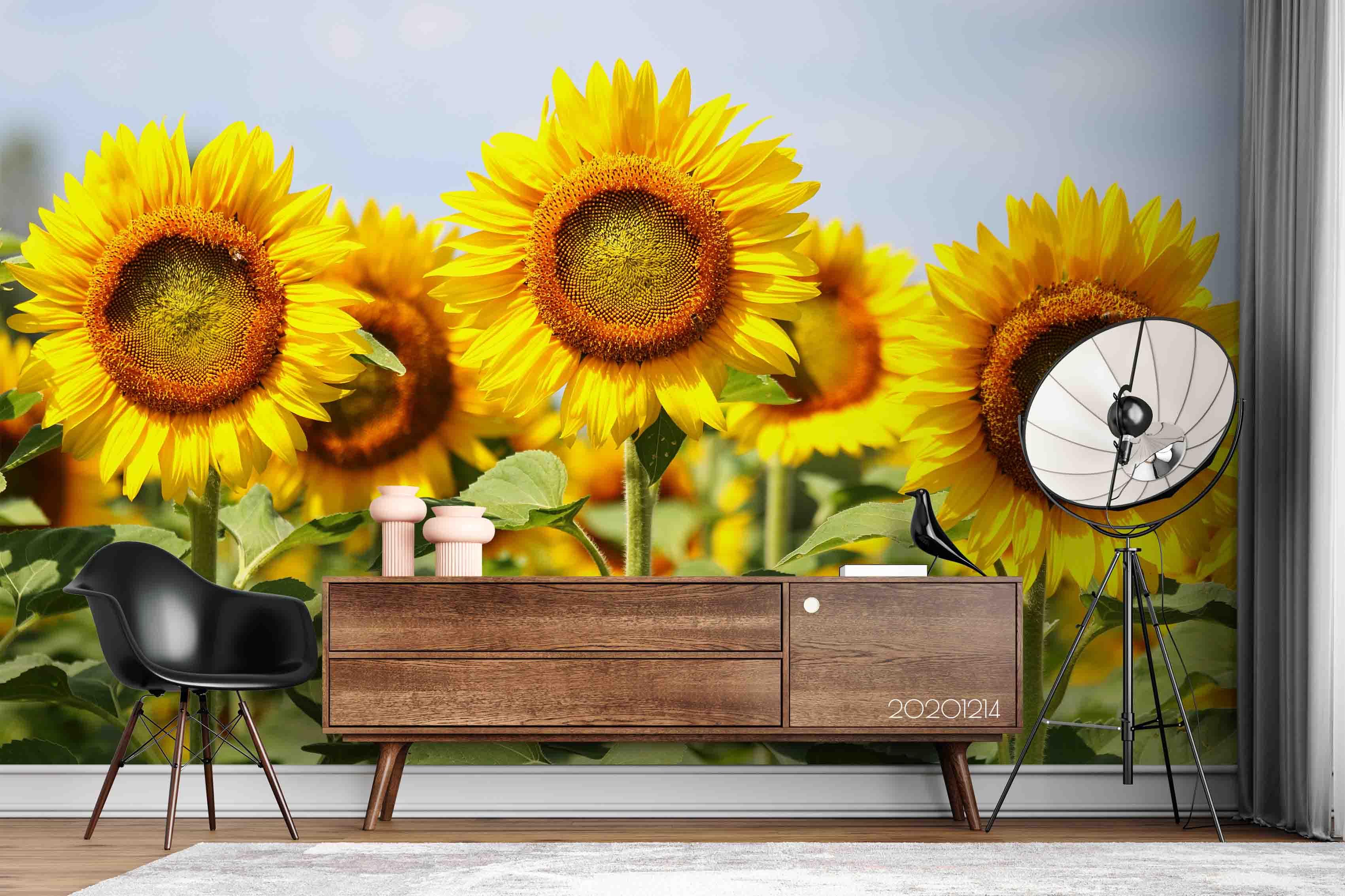 3D Landscape Autumn Maple Leaves Tree Plant Wall Mural Wallpaper LXL- Jess Art Decoration