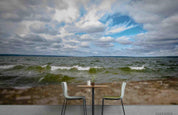 3D Blue Sky Cloud Sea Landscape Wall Mural Wallpaper LQH 403- Jess Art Decoration
